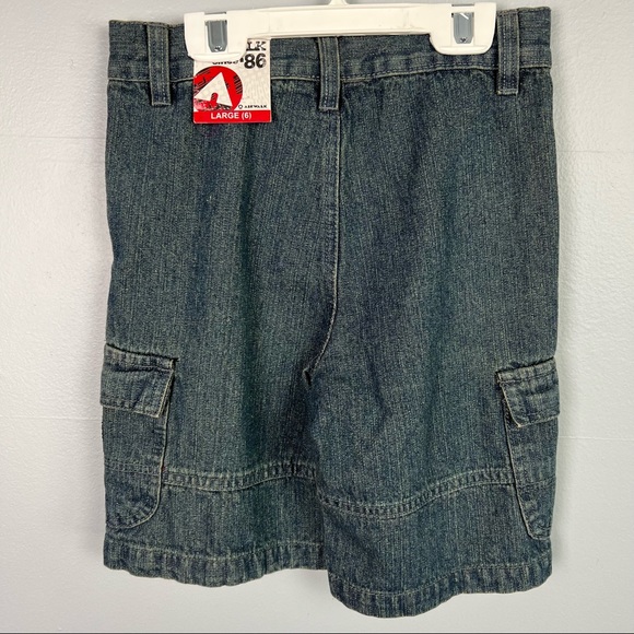 AIRWALK Boys 2 piece outfit - button down shirt & adjustable waste denim shorts - Picture 5 of 16